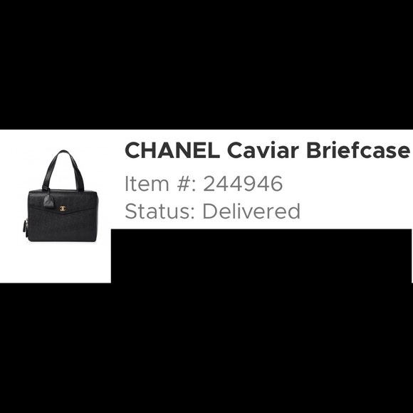 NFS**Traded**CHANEL Caviar Briefcase Black EUC💝 - Picture 4 of 8